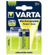 VARTA PowerPlay 56722, nabíjecí 9V Block (6F22), nikl-hydrid, 8,4V, 200mAh, 1ks - Nabíjecí baterie