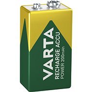 VARTA Wiederaufladbare Batterie Recharge Accu Power 9V 200 mAh R2U 1 Stück - Akku