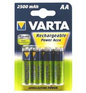 VARTA PowerPlay 56756, AA (HR6) tužkový NiMH 2500mAh, 4 ks - Rechargeable Battery