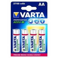 VARTA Professional Accu, AA tužkové NiMH 2700mAh, 4 ks - Rechargeable Battery