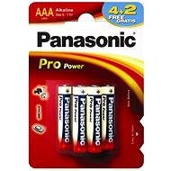 Panasonic Pro Power AAA LR03 4 + 2 db buborékfóliában - Eldobható elem