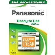  Panasonic Ready to Use AAA 750 mAh HHR-4MVE/4BC  - Rechargeable Battery