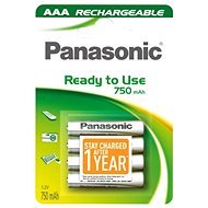 Panasonic Ready to Use AAA HHR-4MVE/4BC 750 mAh 3+1 ZDARMA - Akku