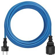 EMOS Počasí odolný kabel 10 m, 1 zásuvka, modrý, silikon, 230 V, 1,5 mm2 - Extension Cable