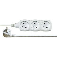 Emos extension 250V, 3 sockets, 2m white - Extension Cable