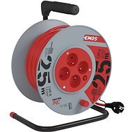 Emos Extension cable reel - 4 sockets 25m - Extension Cable
