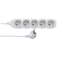EMOS Extension Cable - 5 Sockets, 1,5m, White - Extension Cable