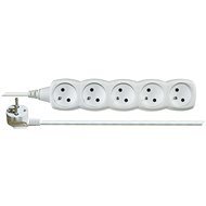 EMOS Extension Cable - 5 Sockets, 10m, White - Extension Cable