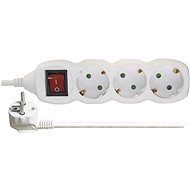 EMOS SCHUKO Extension Cord with Switch - 3 Sockets, 3m, 1.5mm2 - Extension Cable