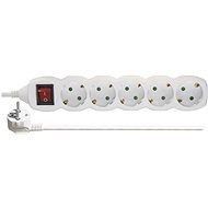 EMOS SCHUKO Extension Cord with Switch - 5 Sockets, 5m, 1.5mm2 - Extension Cable