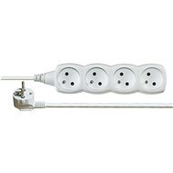 EMOS Extension Cable - 4 Sockets, 5m, White - Extension Cable