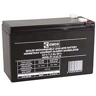 EMOS Bezúdržbový olovený akumulátor 12 V/7,2 Ah, faston 6,3 mm - Batéria pre záložný zdroj