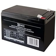 EMOS Maintenance-free lead-acid battery 12 V/12 Ah, faston 6,3 mm - UPS Batteries