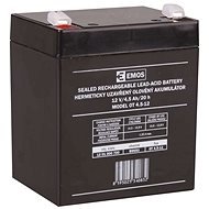 EMOS Wartungsfreie Blei-Säure-Batterie 12 V/4,5 Ah, Faston 4,7 mm - USV Batterie
