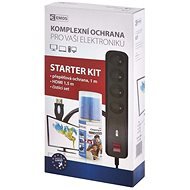 EMOS Starter Kit - Überspannungsschutz, Reinigungsset, HDMI 1.4 - Überspannungsschutz