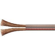EMOS Double wire unshielded 2x0,75mm transparent, 100m - AUX Cable