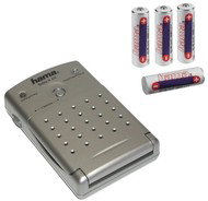 Hama Rychlonabíječka NiCd/NiMH Delta 2/4 + 4 Ks AA NiMH 2500mAh vč. autoadaptéru - -