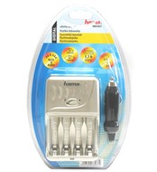 Hama Rychlonabíječka NiCd/NiMH Delta 2/4 + 4 Ks AA NiMH 2600mAh vč. autoadaptéru - -