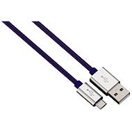 Hama Color Line USB A - Micro USB B, 1m - kék - Adatkábel