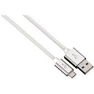 Hama Color Line USB A - USB micro B, 1 m, biely - Dátový kábel