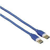 Hama Anschluss von USB 3.0 A-A, 1.8m, blau - Datenkabel
