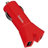 Hama Color Line USB 3.4a Autodetect piros - Autós töltő