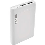 EMOS Alpha 5, 5000mAh, White + USB-C Cable - Power Bank