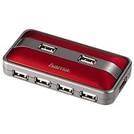 HAMA 7 port USB 2.0 HUB red - USB Hub