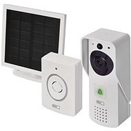 EMOS GoSmart Domovní bezdrátový bateriový videozvonek IP-09D s wifi a solárním panelem - Video Doorbell