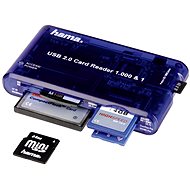 Hama 1000v1 blau - Kartenlesegerät