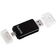 Hama USB 2.0 OTG Adapter schwarz - Kartenlesegerät