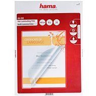 Hama A4/160 lesklá – balenie 100 ks - Laminovacia fólia 