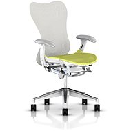 Herman Miller Mirra with Butterfly Backrest - White Green - Office Chair