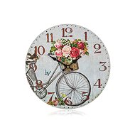 HOME DECOR Nástěnné hodiny Bicycle 34 cm - Wall Clock