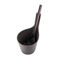 RENTO Sauna Bucket and Ladle - Peat - Sauna Bucket