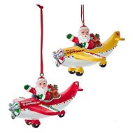 KURT ADLER Santa decoration in the plane - Christmas Ornaments