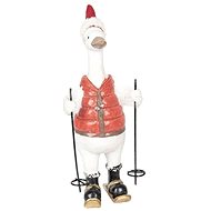 CLAYRE & EEF Goose on skis - Christmas Decoration