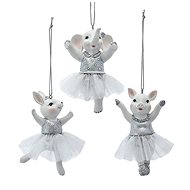 HIGHLIFE Christmas ornament - Animal ballerina, 1pc - Christmas Ornaments