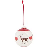 CLAYRE & EEF Reindeer ball, diameter 8 cm - Christmas Ornaments