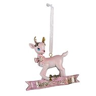 CLAYRE & EEF Christmas ornament Pink deer - Christmas Ornaments