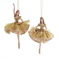 KURT ADLER Ballerina ornament gold - Christmas Ornaments
