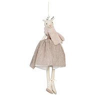 CLAYRE & EEF Hanging ornament - Lotte the doe in powder dress - Christmas Ornaments