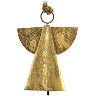 HIGHLIFE Bell angel simple gold 20 × 16 cm - Christmas Ornaments