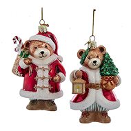 KURT ADLER Christmas ornament - Santa Bear, 1 piece - Christmas Ornaments