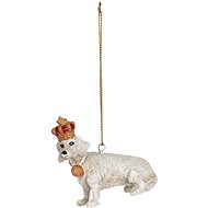 CLAYRE & EEF Dog ornament with crown - Christmas Ornaments