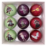 KURT ADLER Harry Potter Ornament Set, 9 pieces - Christmas Ornaments
