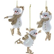 KURT ADLER Christmas ornament - Snowman on skates 1 pc - Christmas Ornaments