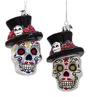 KURT ADLER Glass skull Muerte - Christmas Ornaments