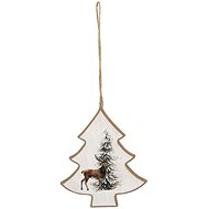 CLAYRE & EEF Hanging ornament - Tree with deer - Christmas Ornaments