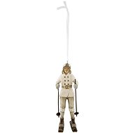 CLAYRE & EEF Christmas ornament - Dog on skis - Christmas Ornaments